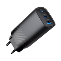 Gembird TA-UC-PDQC65-01-BK mobiliojo įrenginio kroviklis Universalus Juoda AC Spartusis įkrovimas Vidaus