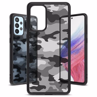 Ringke Fusion Matte TPU dėklas su rėmeliu Samsung Galaxy A73 juodas