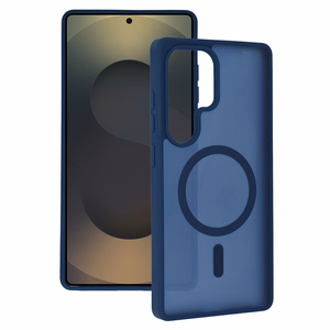 Tel Protect Aura matinis Magsafe dėklas skirtas Samsung Galaxy S26 Plus tamsiai mėlynas
