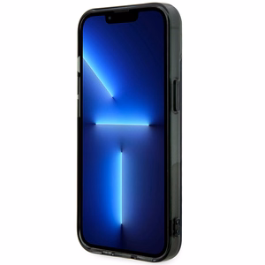 BMW Sidabrinis Žiedas MagSafe dėklas iPhone 14 Plus - skaidrus