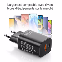 Įkroviklis Essager "Journey" juodas 30W (PD / QC3.0)