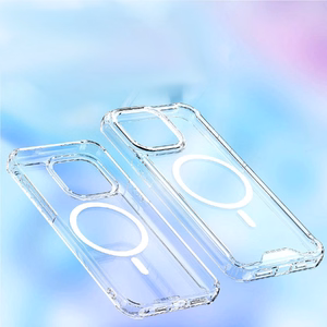 Skaidrus kampinis dėklas MagSafe iPhone 16 - skaidrus