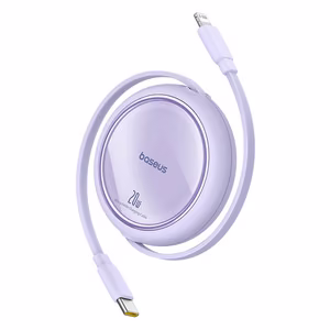 Кабель Baseus Free2Pull USB-C для Lightning 20W 1м (фиолетовый)