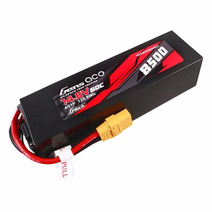 „Gens Ace“ G-Tech 8500 mAh, 14,8 V, 60C, 4S1P LiPo akumuliatorių rinkinys su korpusu iš PC medžiagos ir XT90 jungtimi