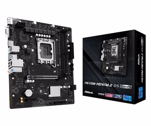 Asrock H610M-HDV/M.2 D5 GEN5 pagrindinė plokštė