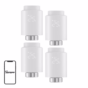 SONOFF ZigBee TRVZB termostatinė galvutė, 4 vnt.