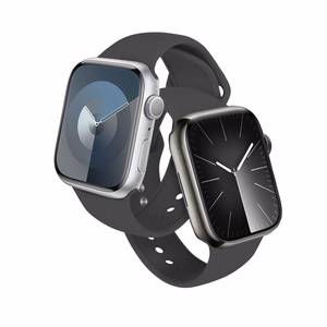 Crong Liquid  dirželis, skirtas Apple Watch 44 / 45 / 46 / 49 mm, grafito spalvos
