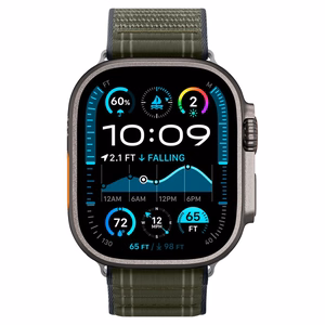 SPIGEN WBF0 dirželis APPLE WATCH 8 / 9 / 10 / 11 / SE / ULTRA (44 / 45 / 46 / 49 MM) žalias