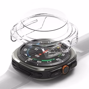Ringke Slim ir grūdinto stiklo dėklas + stiklo rinkinys Samsung Galaxy Watch Ultra 47mm - skaidrus