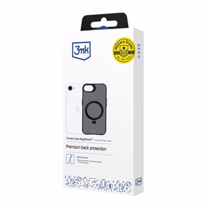 3mk Smoke Dėklas telefonui Mag&Stand Apple iPhone 16E - juodas