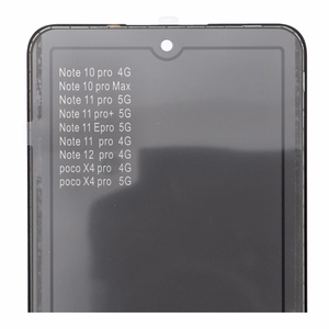 FixCell LCD ekranas skirtas Redmi Note 10 Pro 4G / 11 Pro / 12 Pro 4G INCELL be rėmo