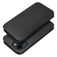 DUAL POCKET knygos dėklas XIAOMI Redmi Note 14 5G juodas