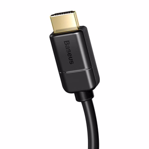 Baseus 2x HDMI 2.0 kabelis 4K 60Hz, 5 m, juodas