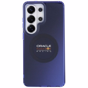 raudonas BULL dėklas SAMSUNG S26 Ultra RBHMS26L24HGDSV (Magnetic Double Layer PC Blended Lines) tamsiai mėlynas