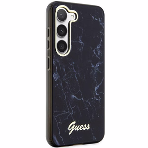 Guess GUHCS23MPCUMAK S23+ S916 juodas/juodas kietas dėklas Marble