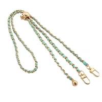 Telefono raištis G-14 šviesiai mėlynas-auksinis