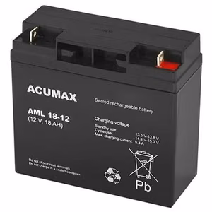 аккумулятор 12V 18AH VRLA/AM18-12 ACUMAX EMU
