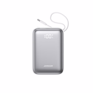 Joyroom JR-PBF29 20000mAh 22.5W išorinė baterija su dvigubu laidu balta