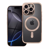 ELECTRO MAG COVER magnetinis dėklas telefonui, suderinamas su MagSafe, skirtas IPHONE 16 Pro, rudas spalvos