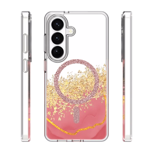 Epoxy Mag dėklas Samsung Galaxy S26 rožinis