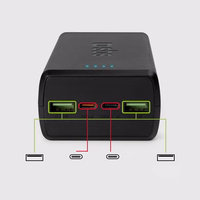 Išorinė baterija SBS TTBB30000PD20K 30000 mAh 2 x USB-C 2 x USB-A - juoda