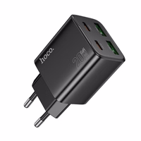 Įkroviklis Hoco 2 x USB C + 2 x USB A QC3.0 PD 3A 20W N55 juodas