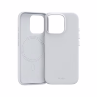 Benks magnetinis Vita Pro silikoninis dėklas telefonui, skirtas Iphone 16 Pro, pilkas