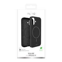 Puro Pulse iPhone 17 apsauginis dėklas polikarbonatas - juodas