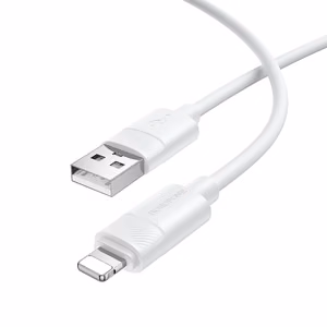 Borofone Кабель BX123 Leya - USB - Lightning - 12W 2,4A 1 метр белый