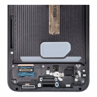 ServicePack LCD ekranas SAMSUNG S22 Plus S906 GH82-27500A juodas