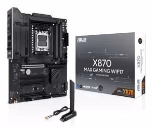 ASUS X870 Max Gaming WiFi7 AMD X870 Socket AM5 ATX