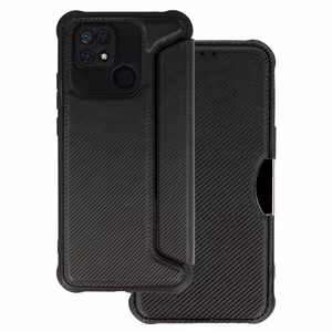Razor Carbon Knygos dėklas Xiaomi Redmi 12C/11A juodas