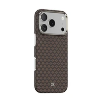 "Benks" magnetinis šarvas "Air Armor Grid Kevlar Case Metal Frame 600D (A070) for Iphone 17 Pro Max gold