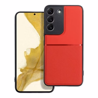 NOBLE dėklas telefonui SAMSUNG S22 raudonas