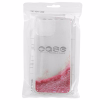 Dėklas telefonui Liquid Heart Iphone 11 Pro rožinės aukso spalvos