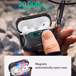 ESR Cyber FlickLock MagSafe deklas AirPods Pro 3 - Juodas