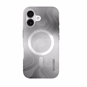 Incase Halo Case dėklas su MagSafe, skirtas iPhone 16, „Oil Slick Smoke“ spalvos