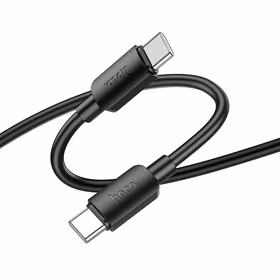 Kabelis USB C į USB C Hoco 3A 60W 1 m X96 juodas