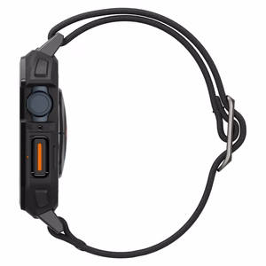 Spigen Lite Fit Pro dėklas laikrodžiui Apple Watch 4/5/6/7/8/9/SE (44/45 mm) - matinis juodas