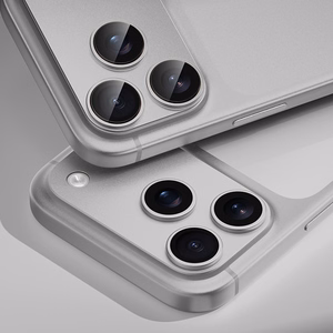 Benks grūdintas stiklas Glass Warrior metalinė integruota objektyvo apsauga (C070) Iphone 17 Pro Max (3 objektyvai) mėlyna