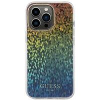 Guess IML Faceted Mirror Disco Iridescent dėklas telefonui iPhone 15 Pro Max - įvairiaspalvė