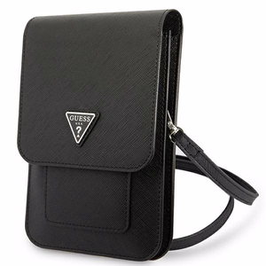 Guess rankinė GUWBSATMBK juoda Saffiano Triangle