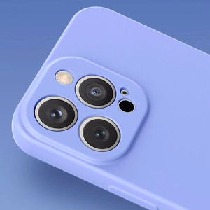 Silikoninis dėklas iPhone 14 Plus silikoninis dėklas violetinis