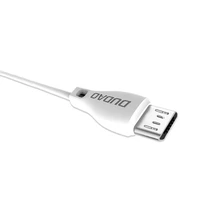 Dudao kabelis micro USB kabelis 2.4A 2m baltas (L4M 2m baltas)