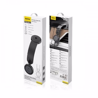 Automobilinis laikiklis Dudao "F21 Pro" Juodas (15W / Magsafe suderinamas) (magnetinis / lipnus pagrindas)