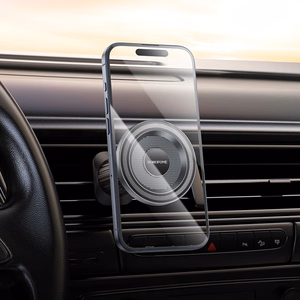 Automobilinis telefono laikiklis Borofone BH122 Magsafe (air vent) juodas