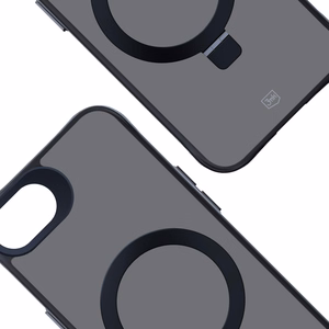 3mk Smoke Dėklas telefonui Mag&Stand Apple iPhone 16E - juodas