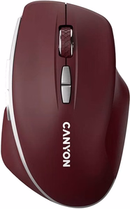 CANYON MW-21 belaidė BT pelė, 1200 dpi, raudona