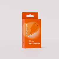 COLORUM wall įkroviklis USB-A + USB-C PD 30W CLS30-AC-10 xOrange