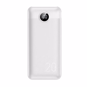 Išorinė baterija VEGER 20000 mAh PD QC3.0 2A20W L20S (VP2039PD / W2039PD) balta
